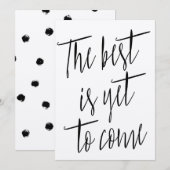 Moderne chic "Het beste komt nog" (Voorkant / Achterkant)