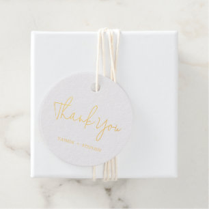 Moderne Chic Huwelijk Bedankjes Labels