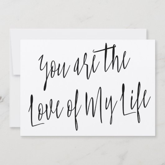 Moderne Chic "Jij bent de liefde van mijn leven" (Voorkant)