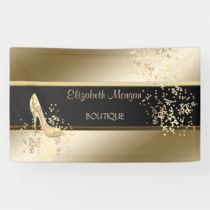 Moderne Chic, Lichtgevend, Hoge Hakken Spandoek