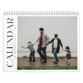 Moderne Chic Maak Je Eigen Foto Kalender (Hoes)