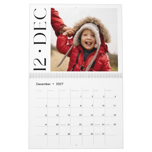 Moderne Chic Maak Je Eigen Foto Kalender (Dec 2027)