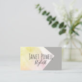 moderne chic minimalist aangepaste visitekaartjes (Staand voorkant)