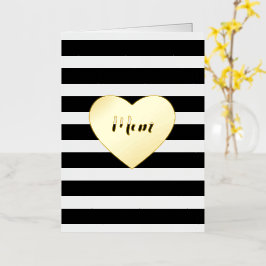 Moderne Chic Moederdag Folie Kaart