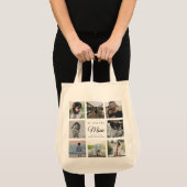 Moderne Chic Moederdag mam Family Foto Collage Tote Bag (Voorkant (product))