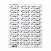 Moderne Chic Mooie Retouradreslabels Etiket (Full Sheet)