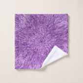 Moderne, chic ontwerp in paars met glitereffect bad handdoek (Wasdoekje)