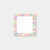 Moderne Chic Pastel Camouflage cute roze plaknotit Post-it® Notes (Voorkant)