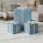 Moderne Chic Pastelkleuren Marmer Mozaïekpatroon Cadeaupapier