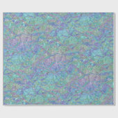 Moderne Chic Pastelkleuren Marmer Mozaïekpatroon Cadeaupapier (Vlak)