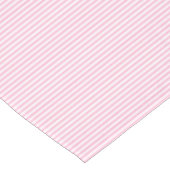 Moderne Chic Pink en White Stripes Pattern Trendy Tafelkleed (Gekanteld)