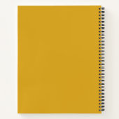 Moderne Chic Plannen met Aangepaste Naam | Coole P Notitieboek (Achterkant)