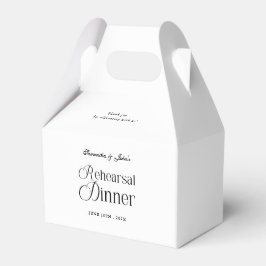 Moderne Chic Probediner Dank Je Wel Bedankdoosjes