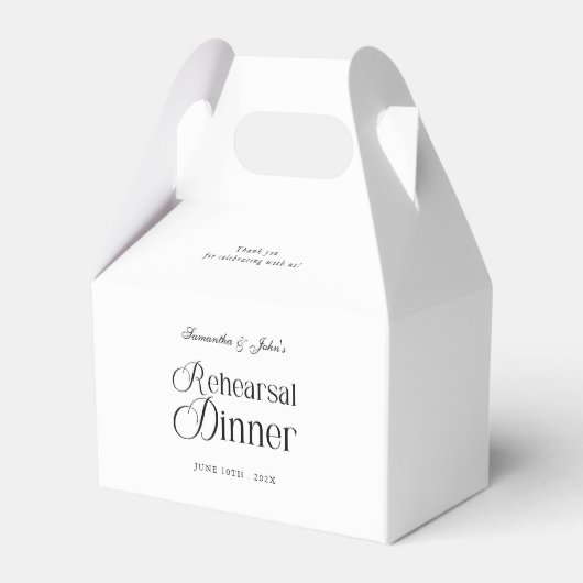 Moderne Chic Probediner Dank Je Wel Bedankdoosjes (Achterkant)