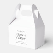 Moderne Chic Probediner Dankjewel Bedankdoosjes (Voorkant Zijde)