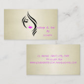 Moderne Chic Professioneel - Make-up & haarstyling Visitekaartje (Voorkant / Achterkant)