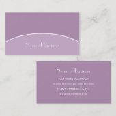 Moderne Chic Professionele Lavendel en Paarse Naam Visitekaartje (Voorkant / Achterkant)