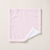 Moderne Chic Roze Goud Naam Schrift Bad Handdoek (Wasdoekje)