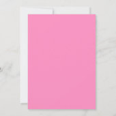 Moderne Chic Roze Typografie 82ste verjaardagsfees Kaart (Achterkant)