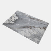 moderne chic simpel minimalistisch witte grijze ma deurmat (Schuin)