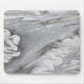 moderne chic simpel minimalistisch witte grijze ma muismat (Voorkant)