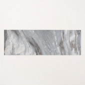 moderne chic simpel minimalistisch witte grijze ma yogamat (Voorkant (horizontaal))