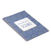 Moderne chic Simple Student heeft Periwinkle Blue Notitieboek (Rechterzijde)