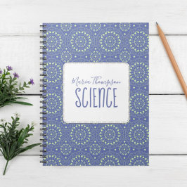 Moderne chic Simple Student heeft Periwinkle Blue Notitieboek