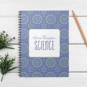 Moderne chic Simple Student heeft Periwinkle Blue Notitieboek
