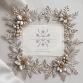 Moderne Chic Snowflake Kerstmis & Winter Familie N Rubberstempel