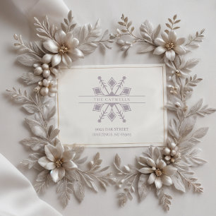 Moderne Chic Snowflake Kerstmis & Winter Familie N Rubberstempel