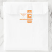 Moderne Chic Squares Save the Date Stickers (Tas)