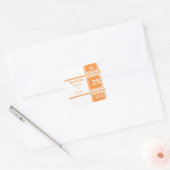 Moderne Chic Squares Save the Date Stickers (Envelop)