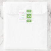 Moderne Chic Squares Save the Date Stickers (Tas)