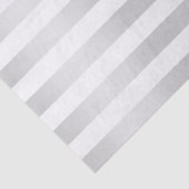 Moderne chic strepen grijs satijn chic decoratief tissuepapier (Detail)