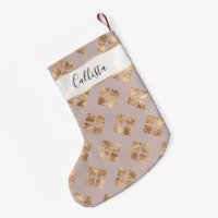 Moderne Chic Taupe Gold Sequin Geometrische vierka