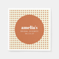 Moderne Chic Terracotta Stippen Bruiloft Uitnodigi