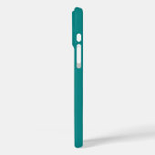 Moderne Chic Turquoise Aangepaste Jumbo Name Case-Mate iPhone Case (Achterkant / Links)
