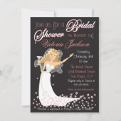 Moderne Chic Vrijgezellenfeest Cocktail Party nodi Kaart (Voorkant)