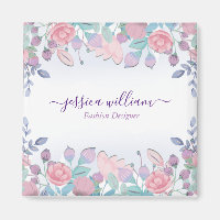 Moderne chic waterverf blauwe hortensia bloemen