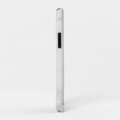 Moderne chic witte grijze marmeren klassieker Case-Mate iPhone case (Achterkant/rechts)