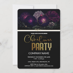 Moderne Chic Zakelijke Kerst Vintage Decoratie Kaart