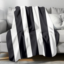 Moderne Chic Zwart & Witte Strepen Klassiek Koel