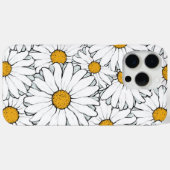 Moderne chicke sierlijke madeliefjes bloempatroon Case-Mate iPhone case (Achterkant (horizontaal))