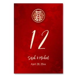 Moderne Chinese bruiloft Kaart