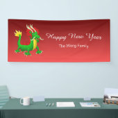 Moderne Chinese Draak Spandoek (Beurs)