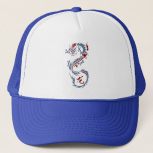 Moderne Chinese draak Trucker Pet