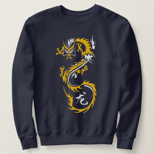 Moderne Chinese Draak Trui (Design voorkant)