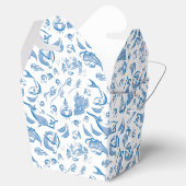 Moderne Chinese keuken Inkt Tekening Take-out Box Bedankdoosjes (Geopend)