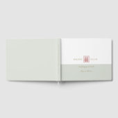 Moderne Chinese minimalistische legante olifantenb Gastenboek (Volledig)